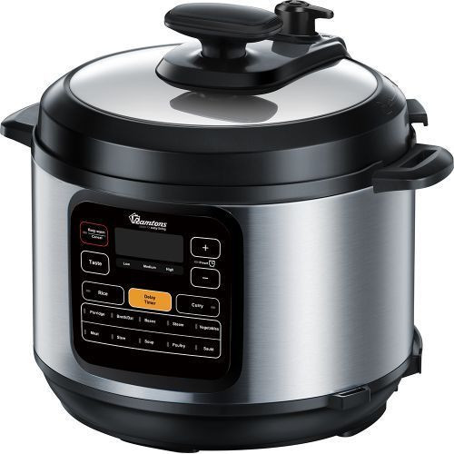 Ramtons RM/582-Electric Pressure Cooker- Black (1YR WRTY)